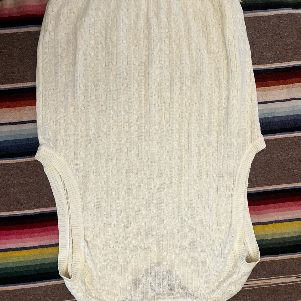 Vintage Sweater Vest long - Picture 2 of 4